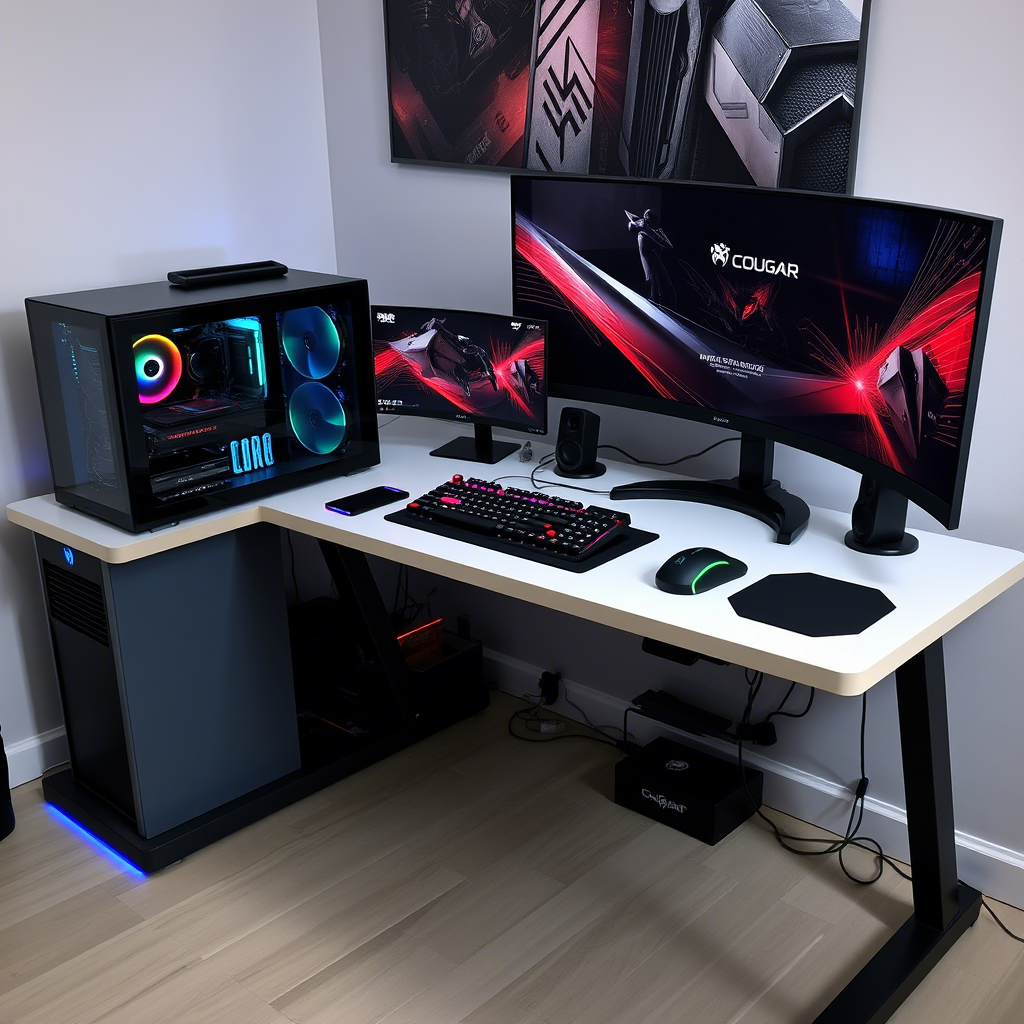 PC gaming profesional con silla Drift gaming Barcelona