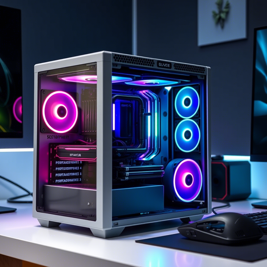 Setup completo gaming con mesa Cougar Barcelona